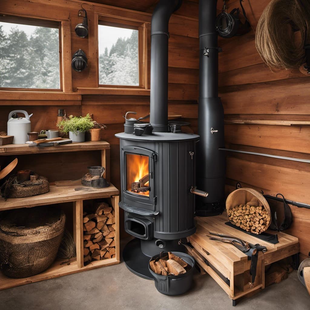 wood stove pipe kits