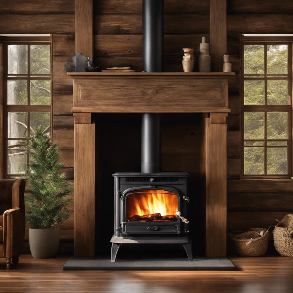 wood stove fireplace insert with blower