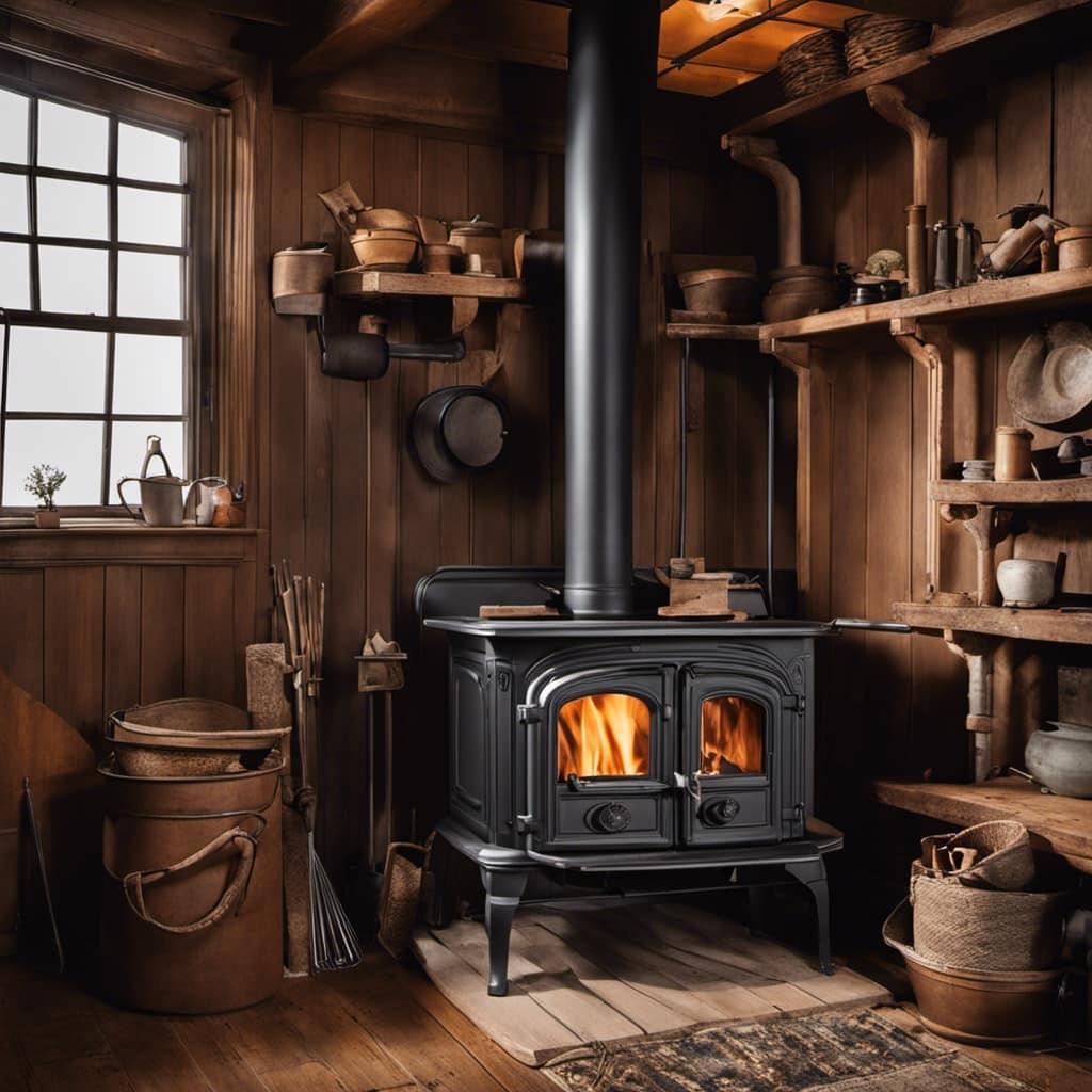 wood burning stove installation