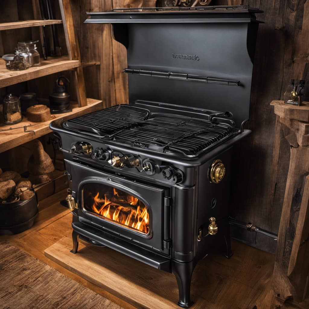 wood burning stove