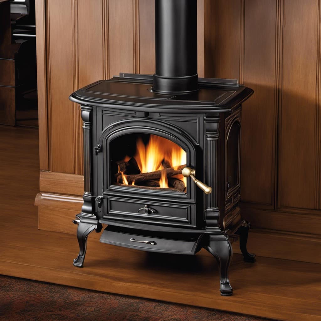 wood stove with blower