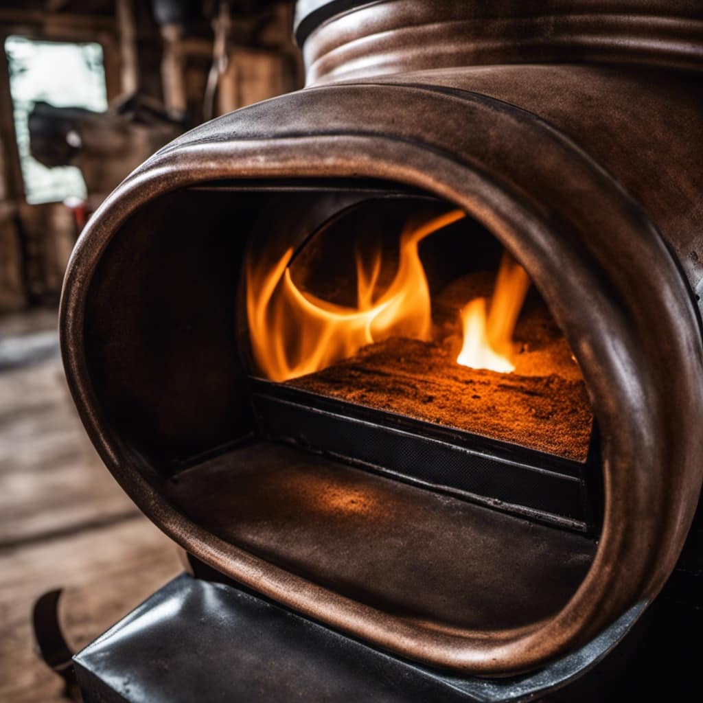 truck bed wood stove