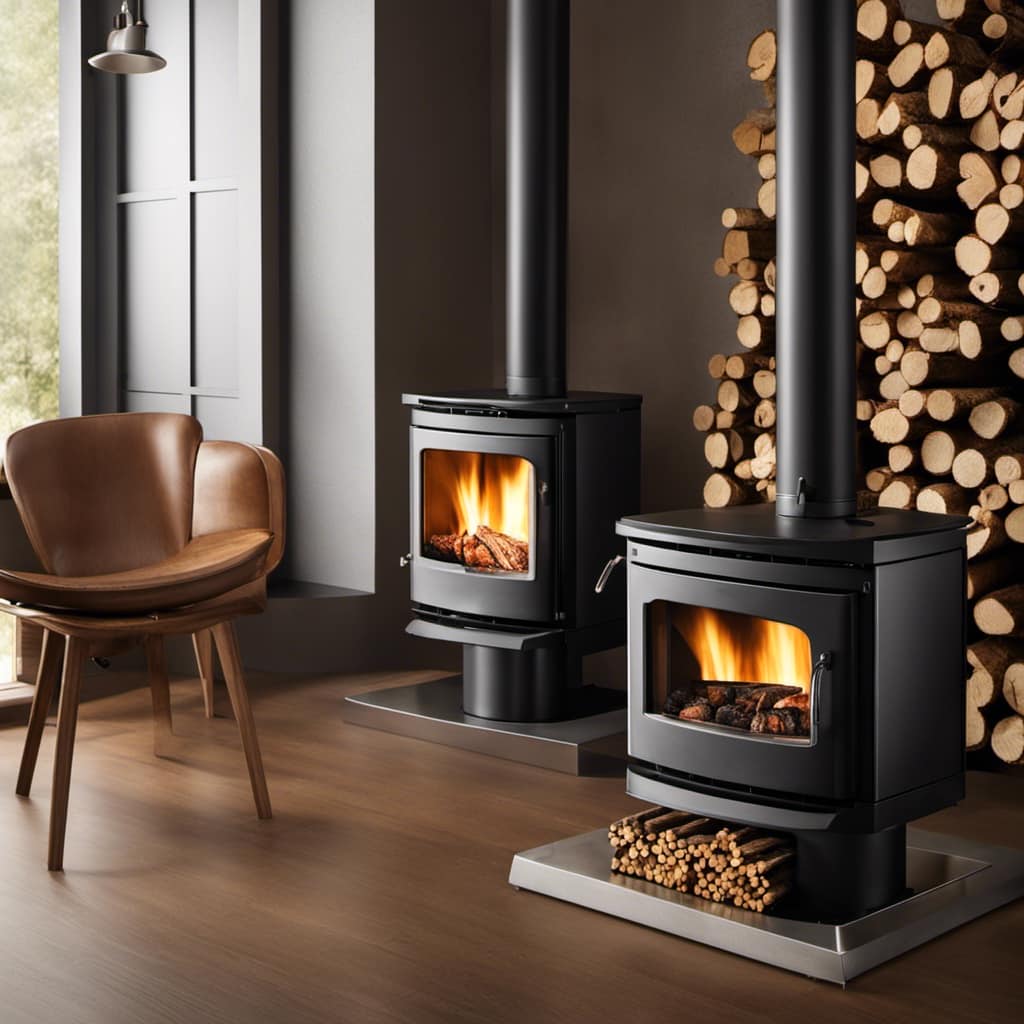 cast iron wood burning stove