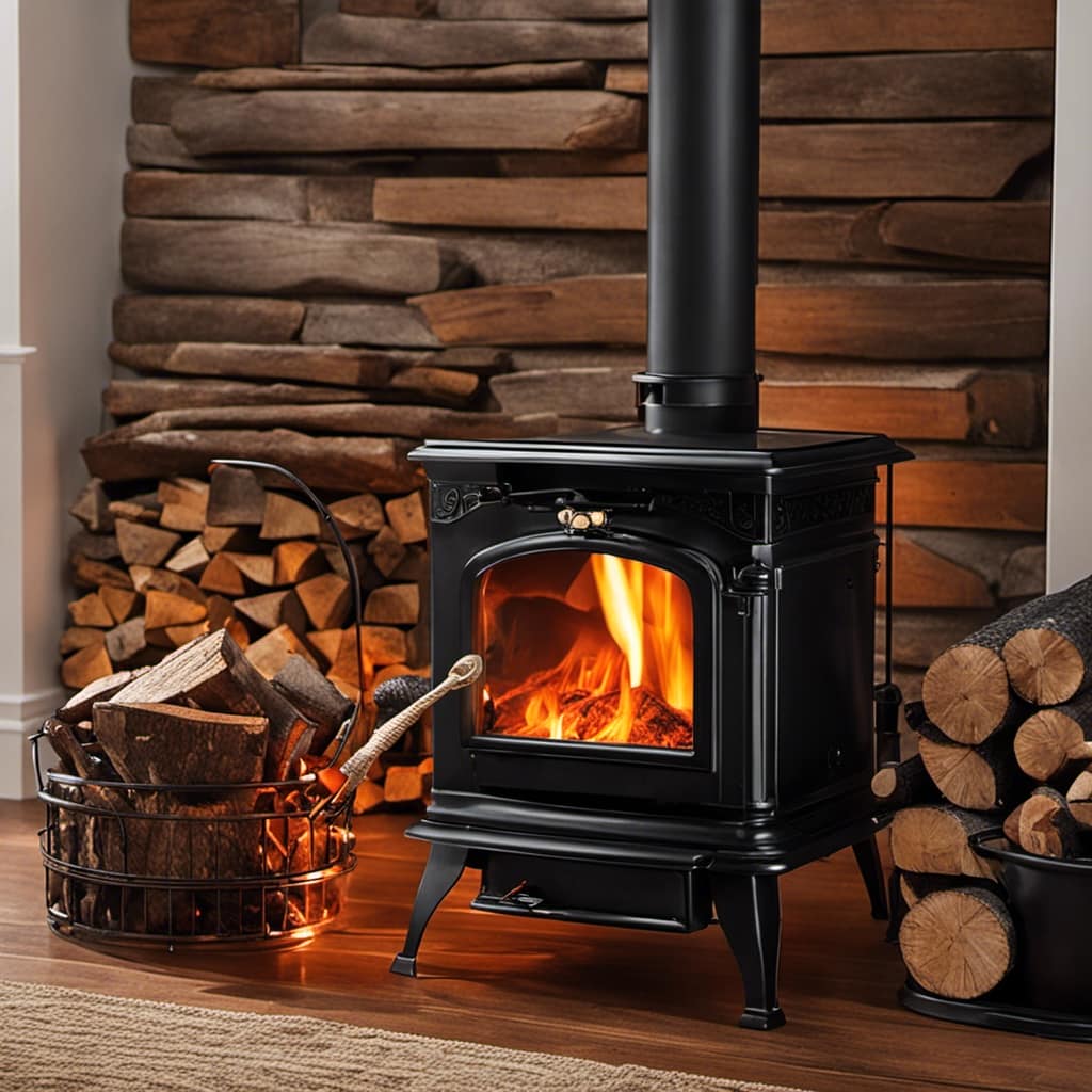 used wood burning stove