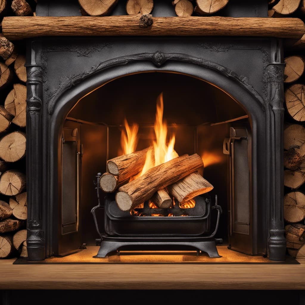 wood burning stove small