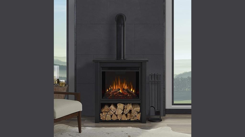 in depth review of hollis electric fireplace