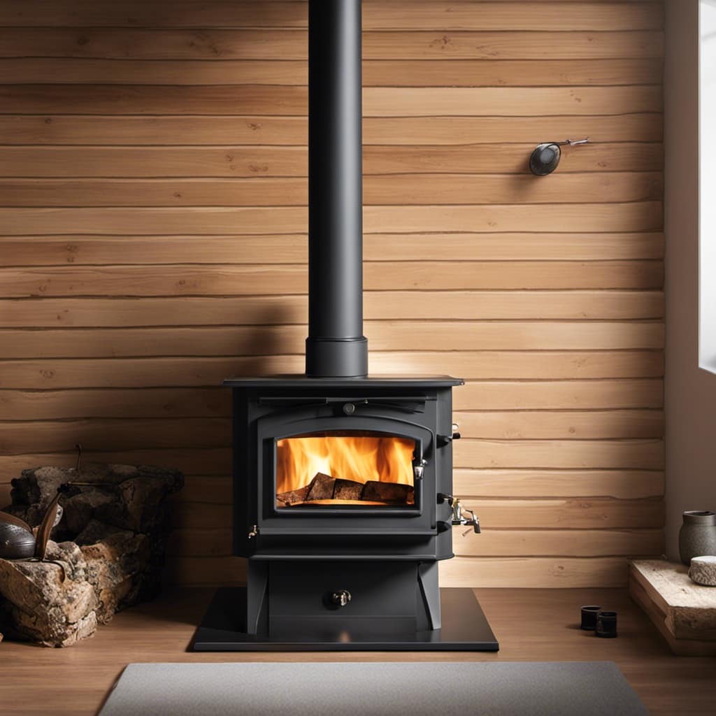 used wood burning stove