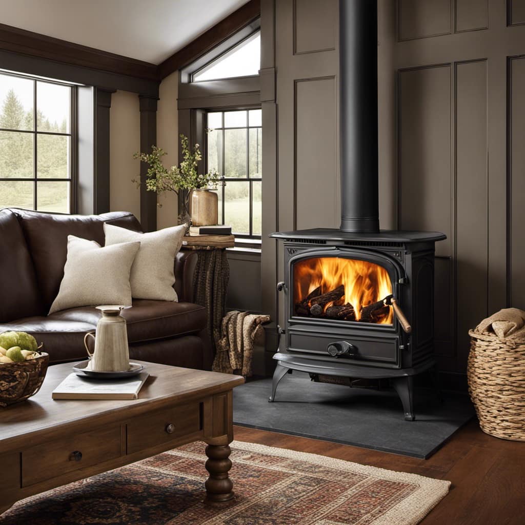 wood stove with blower