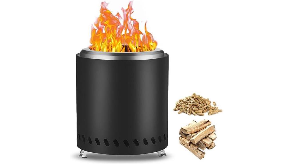 portable and stylish fire pit