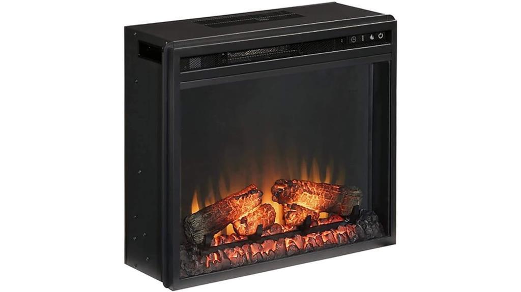 positive review of ashley electric infrared fireplace insert