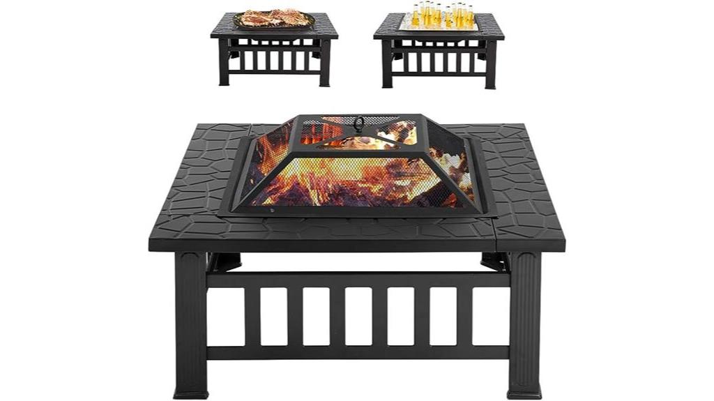stylish and functional firepit