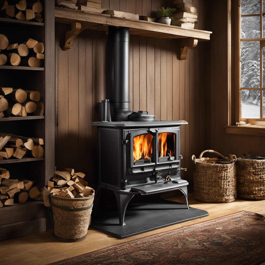 An image showcasing a disassembled hot blast wood stove, revealing its comprehensive overhaul kit