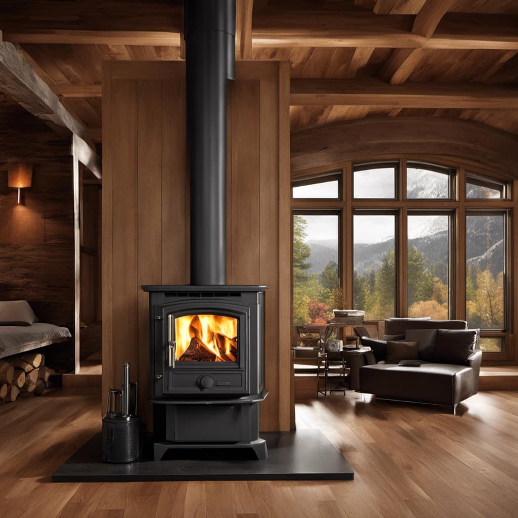 cubic mini wood stove