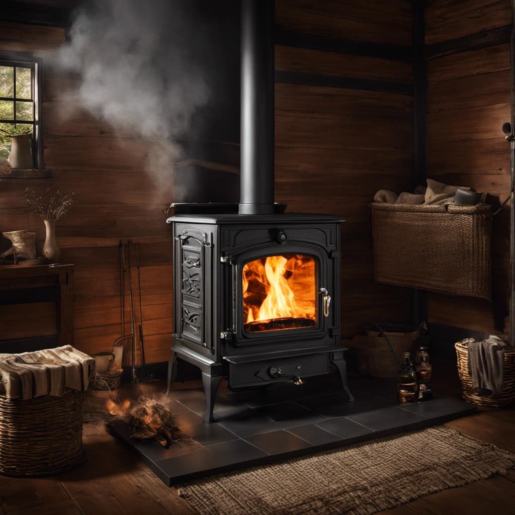 wood stove for 800 sq ft