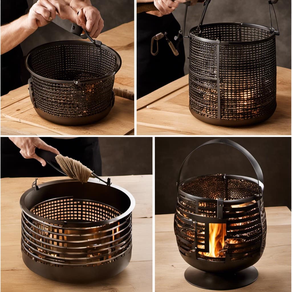 wood burning stove small