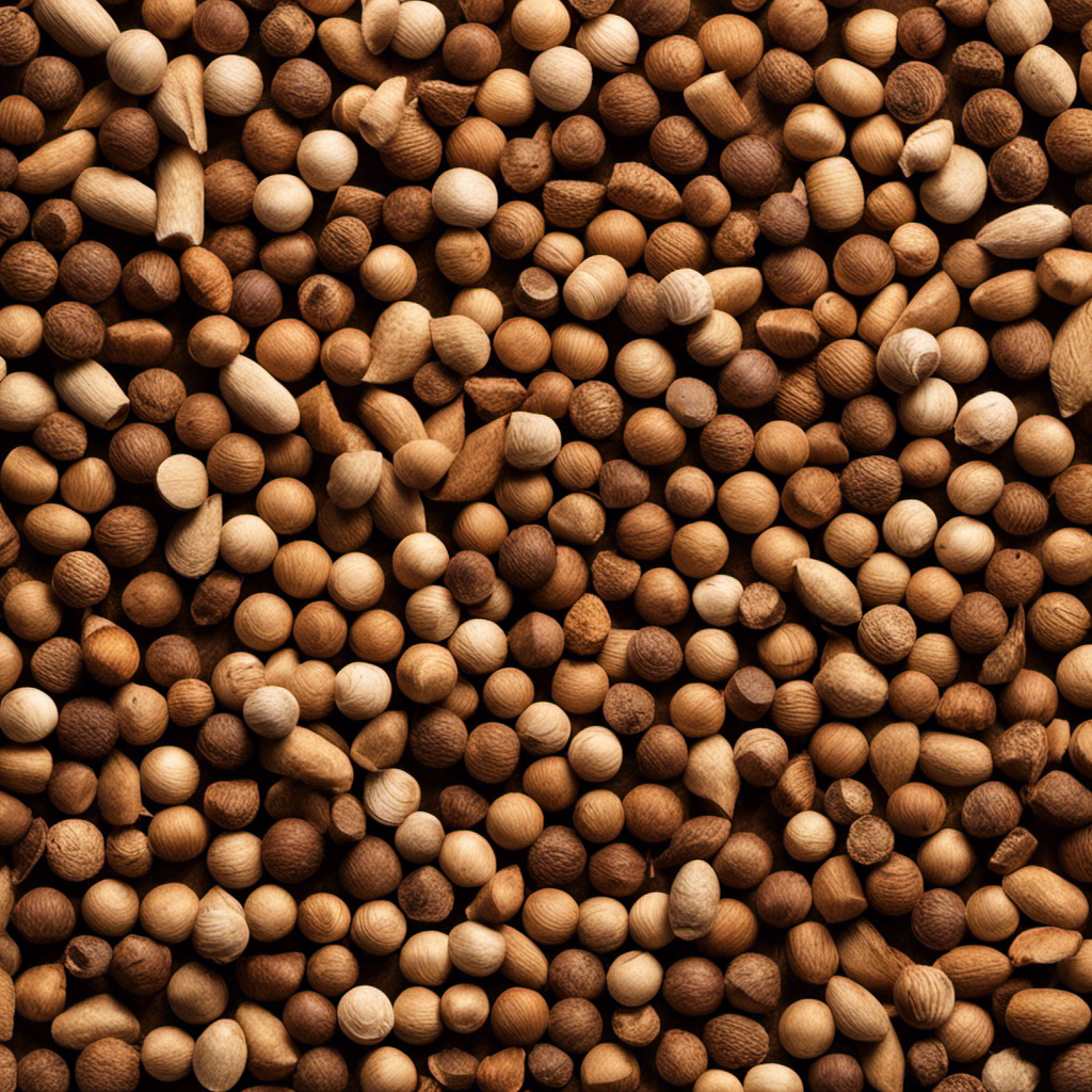 An image showcasing a variety of wood pellets, each displaying its unique texture, color, and grain pattern