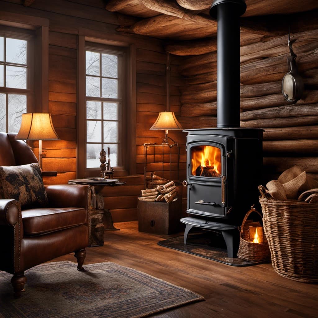 cast iron wood stove