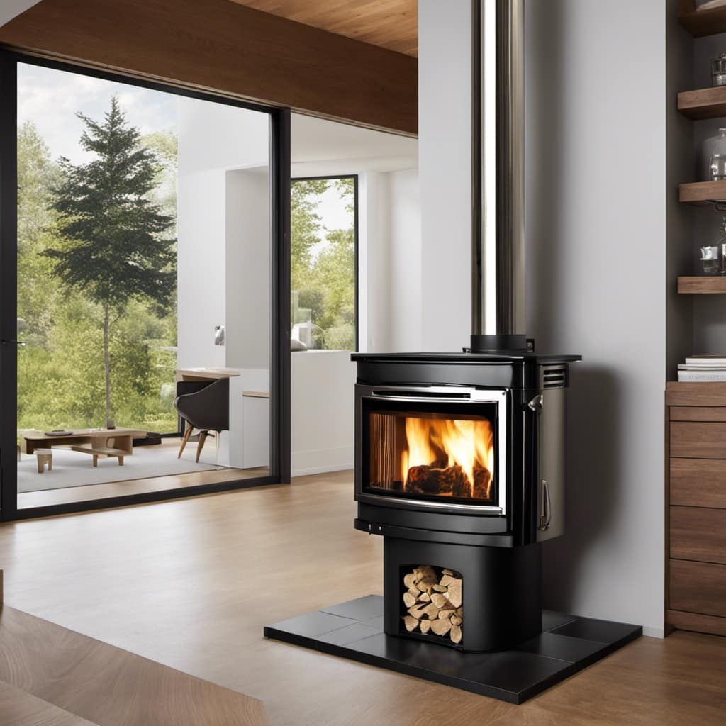 wood burning stove small