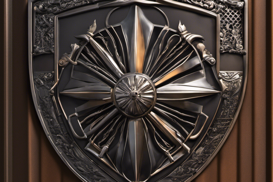 An image showcasing a close-up of a wood stove shield, highlighting its sheet metal composition
