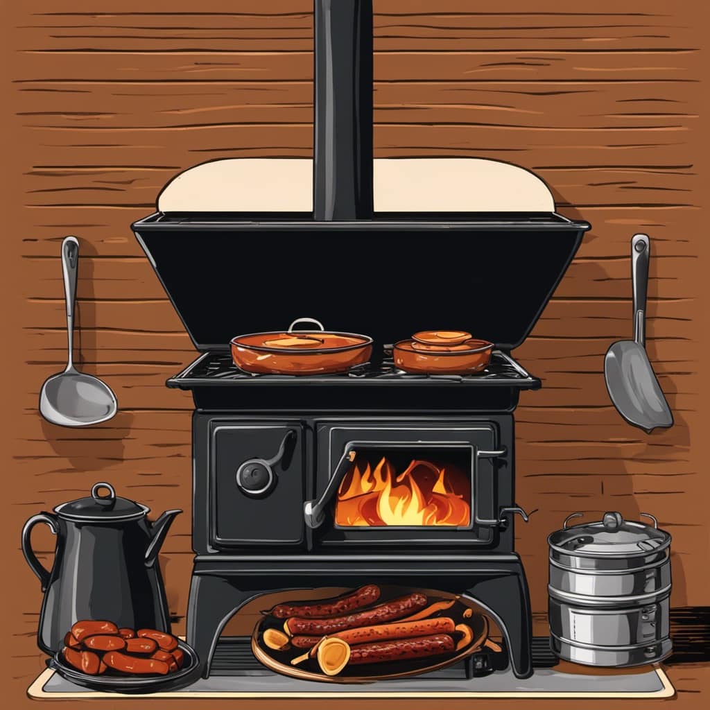 no smoke wood stove