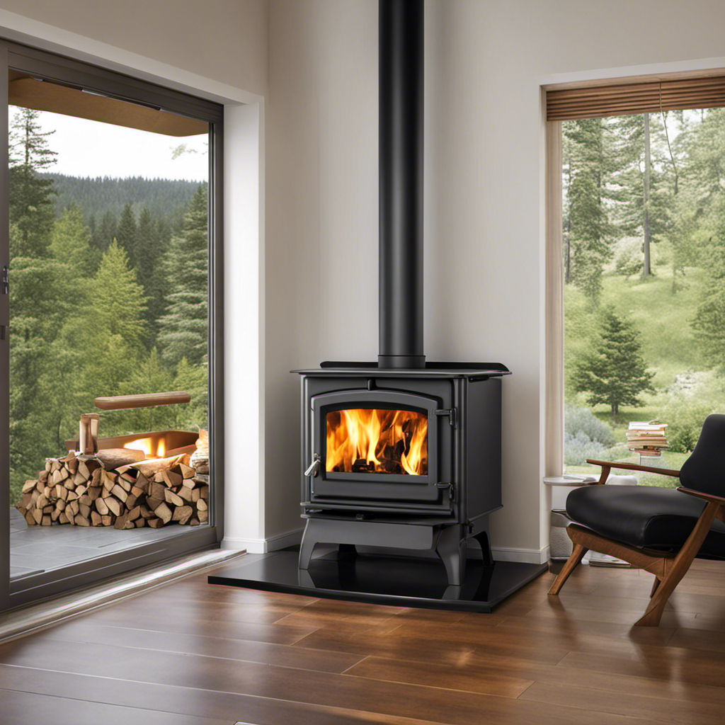 An image showcasing a variety of wood stove sizes, with liners of different diameters fitted seamlessly onto their flue pipes