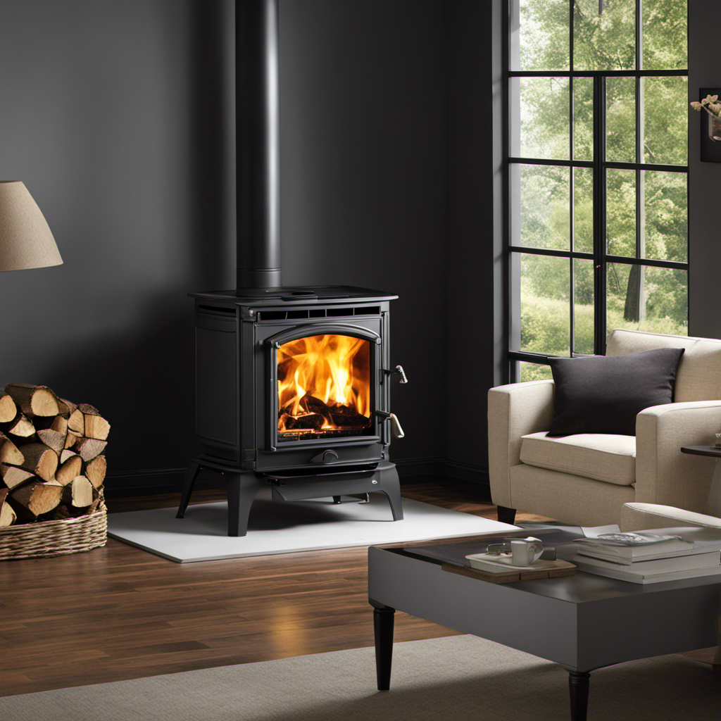An image showcasing the precise dimensions of the Regency RA7 wood stove, displaying a variety of wood sizes that fit perfectly within the stove's spacious interior, highlighting its compatibility with logs of varying lengths and diameters