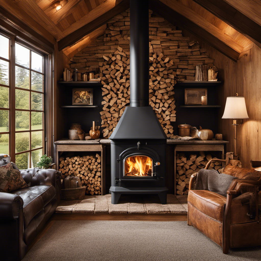 An image showcasing a cozy fireplace with a crackling fire, highlighting the diverse uses of wood pellets