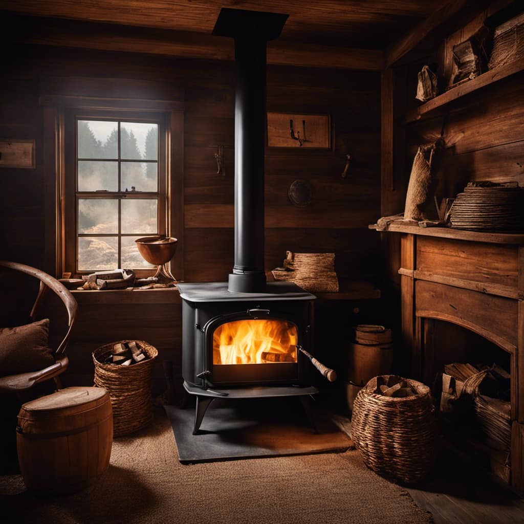 wood stove insert cleaning