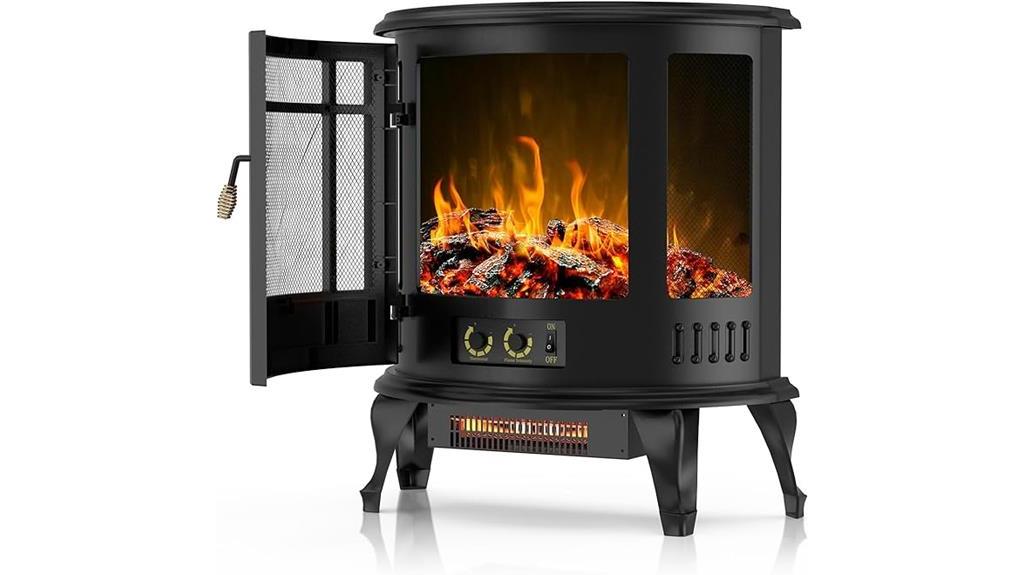 zionheat electric fireplace stove