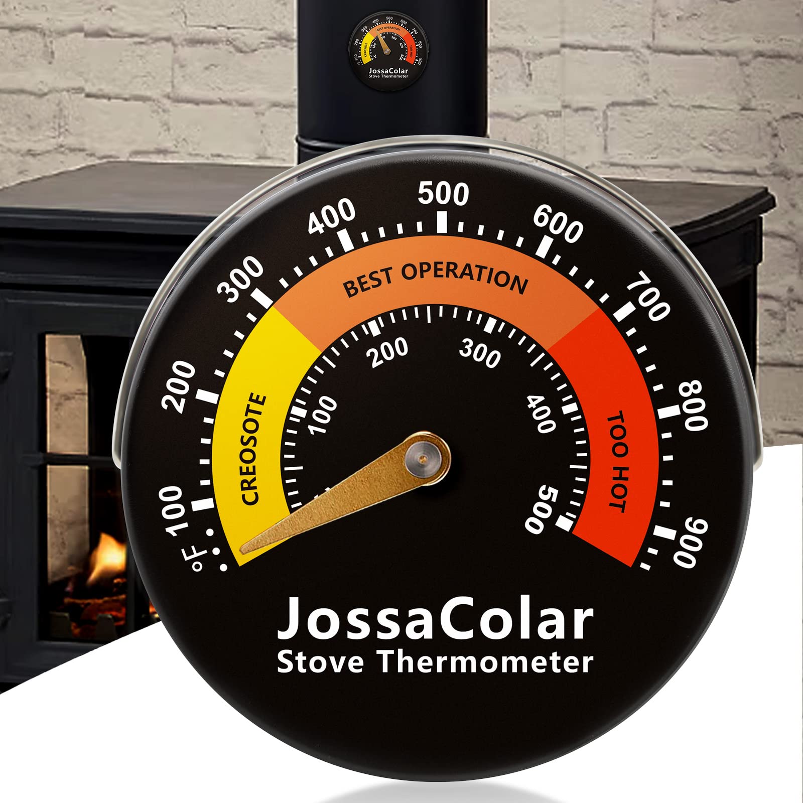 JossaColar Wood Stove Thermometer