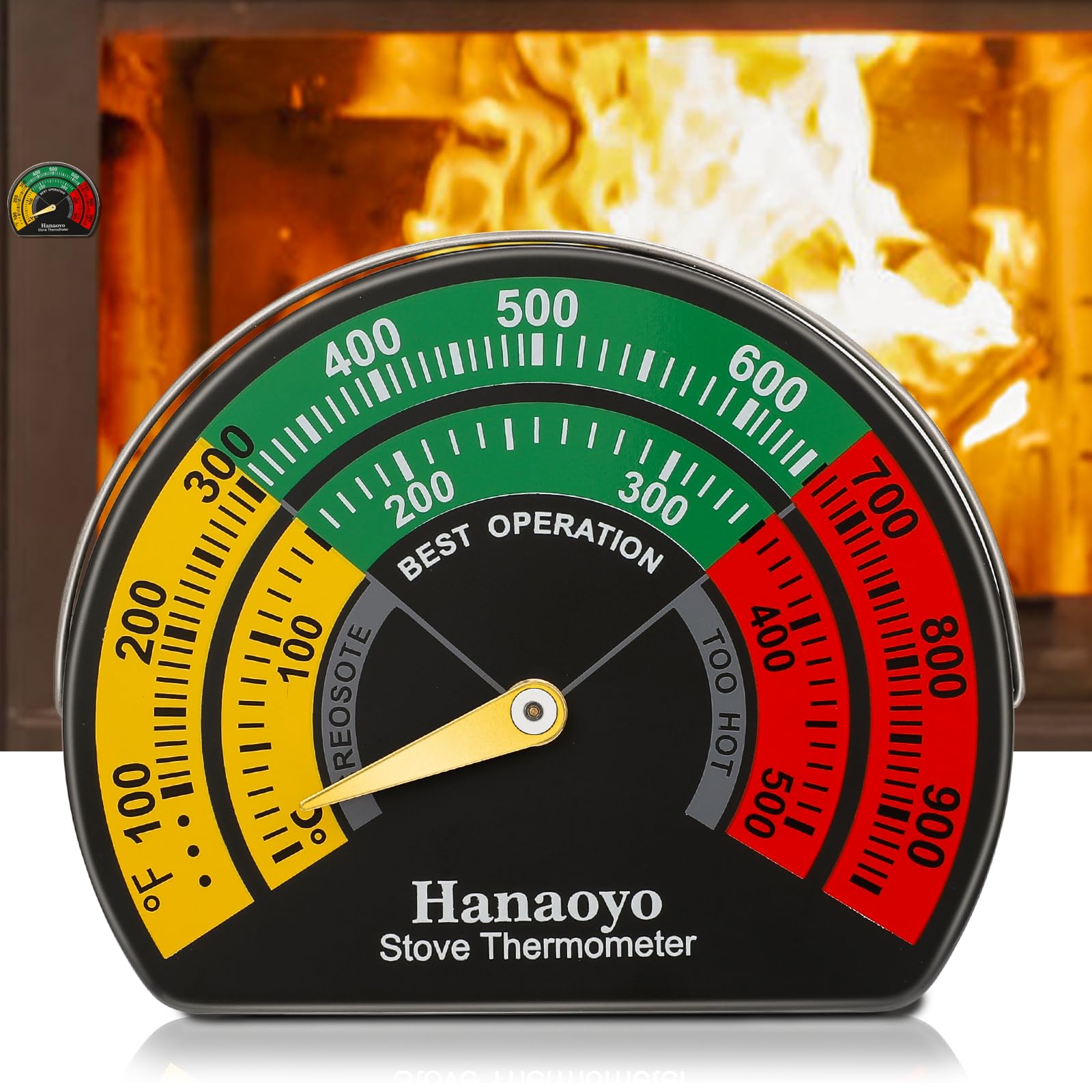 Hanaoyo Wood Stove Thermometer