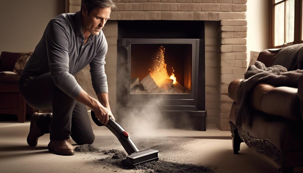 ash vacuum for fireplace
