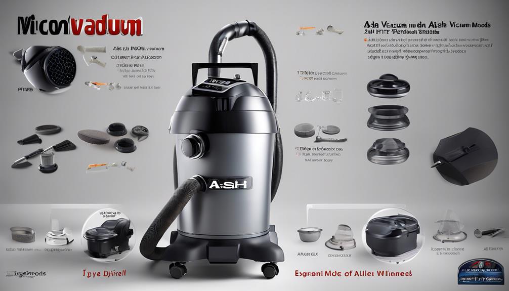 ash vacuum model comparison