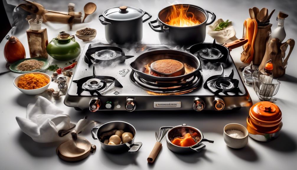 butane stove cooking advice