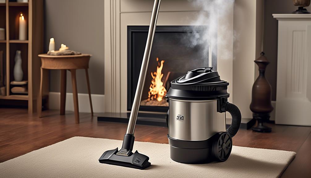 efficient cleaning with ash vacuum
