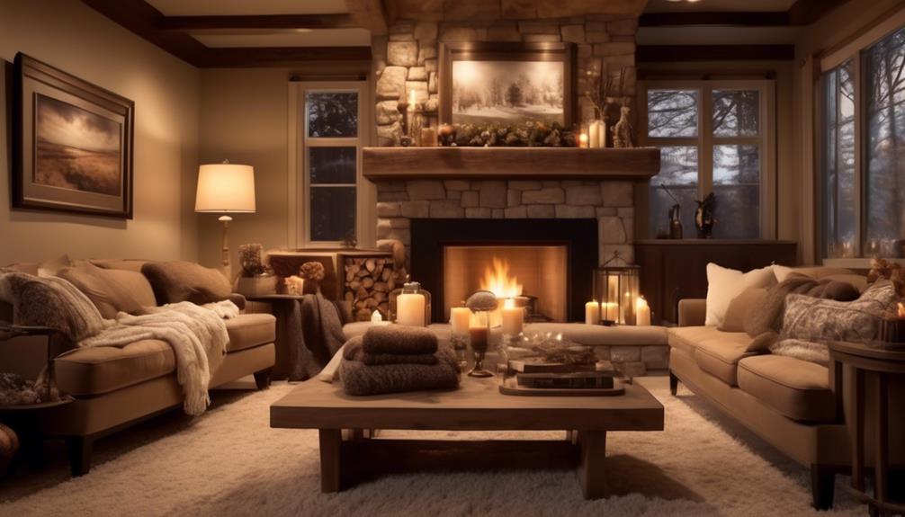 faux fireplaces for cozy ambiance