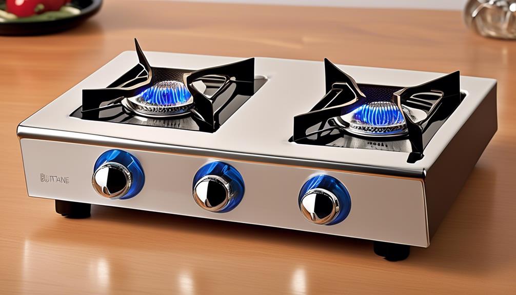 features and design of butane stove
