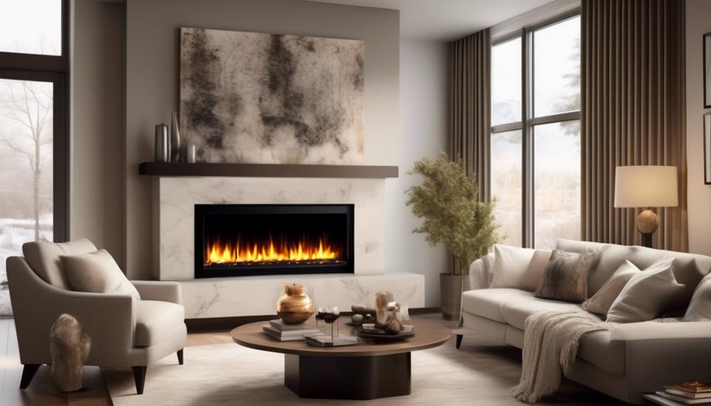 finding the perfect faux fireplace