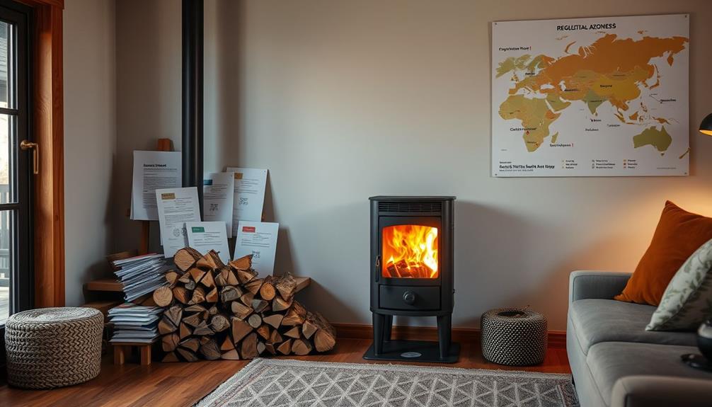 complying with wood stove regulations