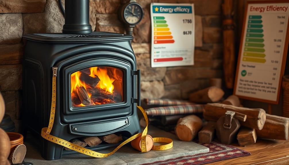 selecting optimal wood stove btus