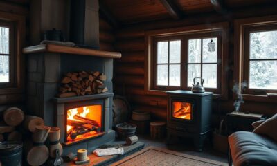 using wood stove safely