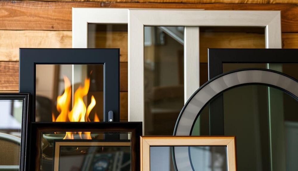 wood stove door glass comparison