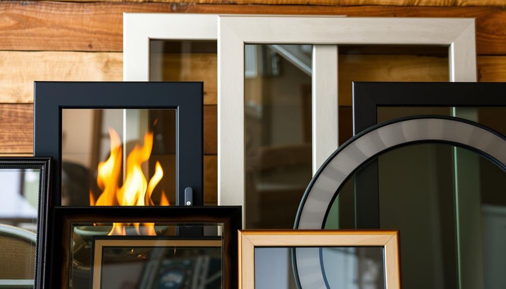 wood stove door glass comparison