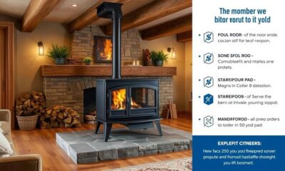 wood stove hearth pad benefits