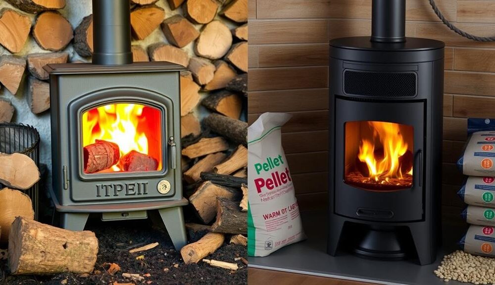 wood stove pellet conversion