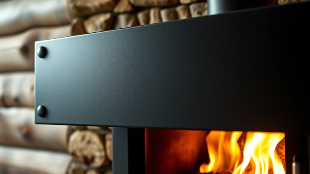 adding a wood stove heat shield