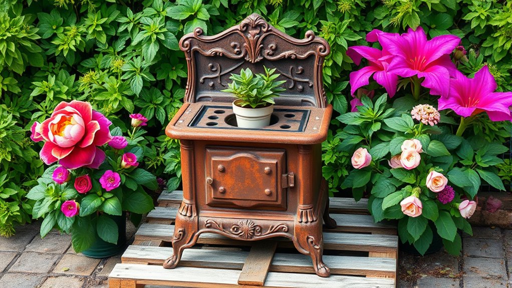 affordable vintage stove reuse