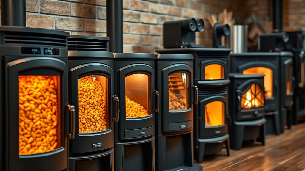 choosing pellet stove types