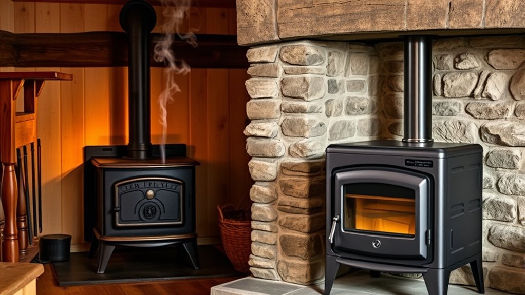cleaner wood stove emissions