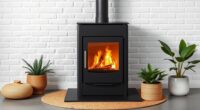 contemporary stylish wood stoves